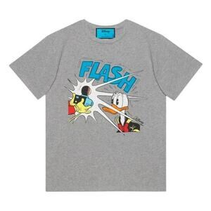 NWT Gucci X Disney Donald Duck T-Shirt Gray Size L